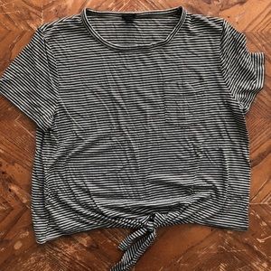 JCrew front-tie soft shirt